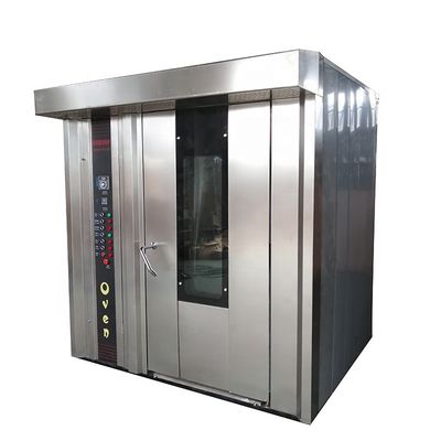 1300 kg capaciteit -3N380V 32 bakken Dieselolie roterende oven voor het bakken van voedsel in Shanghai
