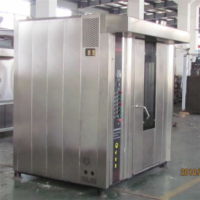1300 kg capaciteit -3N380V 32 bakken Dieselolie roterende oven voor het bakken van voedsel in Shanghai