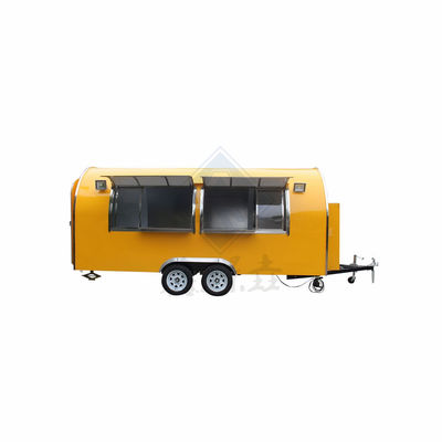 1500W elektrische vrachtwagen mobiele voedselmandje met dak design en rijfunctie