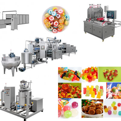 Semi-automatische menger Fruit Jelly Candy Maker Machine met automatische snoep deponeren