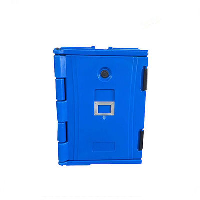 Blauwe multifunctionele luchtdichte container voor het conserveren en opslaan van voedsel in restaurants