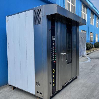 64 trays Dieselolie roterende oven voor brood productie lijn machine in Shanghai