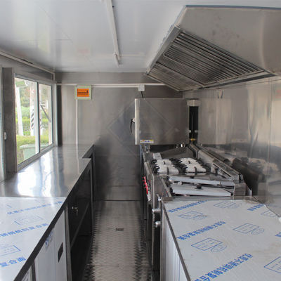 Convectieoven op basis van water op wegwielen voor restaurant- en kleinhandelsbakkerij op een foodtruck