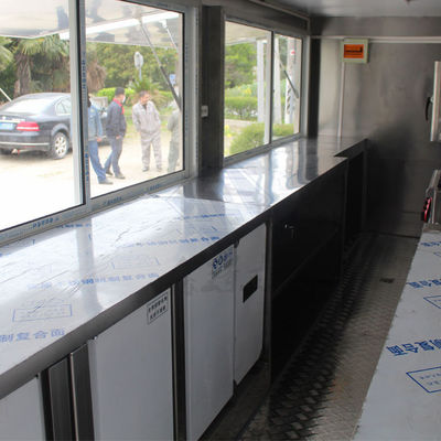 Convectieoven op basis van water op wegwielen voor restaurant- en kleinhandelsbakkerij op een foodtruck