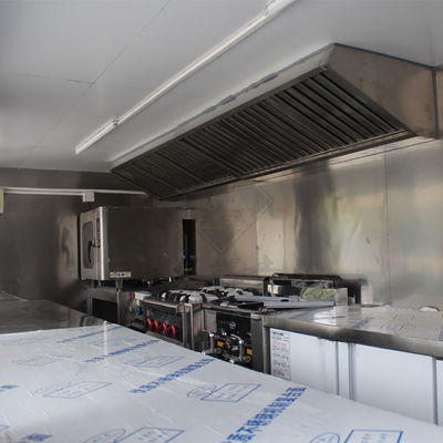 Convectieoven op basis van water op wegwielen voor restaurant- en kleinhandelsbakkerij op een foodtruck