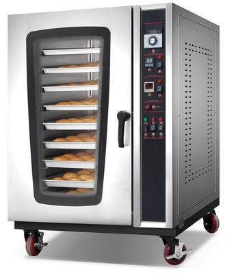 8 dekken commerciële elektrische convectie bakoven voor professionals in de voedingsmiddelenindustrie