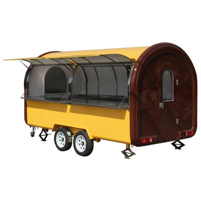 Tomato Pasta Salad Straatkleding Trailer Mobiele Food Truck Pizza Juice