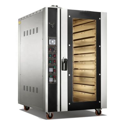 10 bakken Elektrische warmluchtconvectie broodoven voor bakkerijen Verwarmingsbron Elektrisch