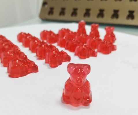 Jelly Candy Depositin Productie Lijn met Soft Candy Making Machine en Servo Driver