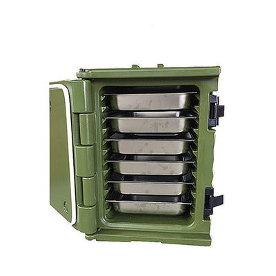 Warm voedsel Pan Carrier Transport Box Geïsoleerde Food Delivery Box Customized Kleur Plastic
