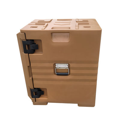 Keukenmechanische apparatuur Geïsoleerde voedselkasten van kunststof met statische wielen