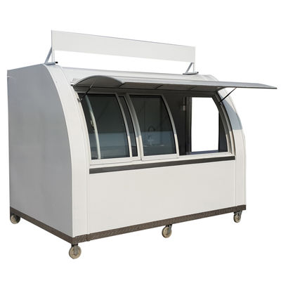 Burger Truck Fast Food Van met Donuts Cart Mobile Vending 2300*1750*2100mm