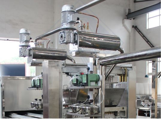 Hard Candy Production Line Semi Automatic Toffee Candy Making Machine voor Jelly Sweets