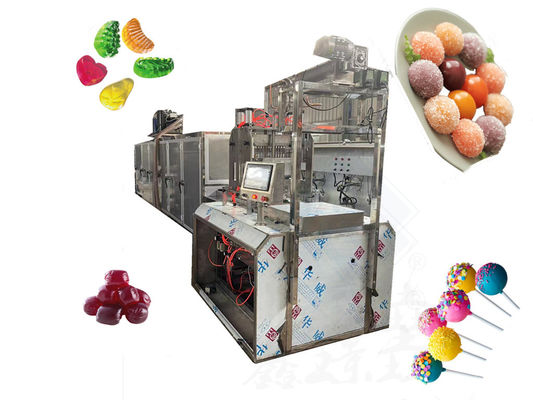 Makkelijke installatie snoepverwerkingsmachine voor het maken van gevulde gummy snoep