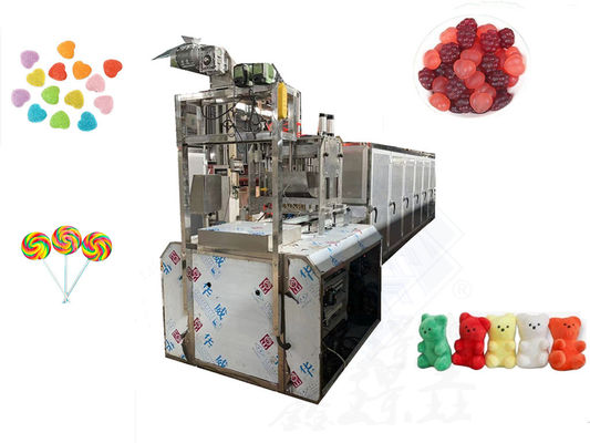 Makkelijke installatie snoepverwerkingsmachine voor het maken van gevulde gummy snoep