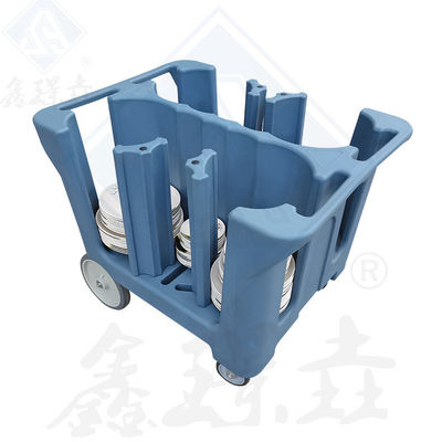 Keukenapparatuur Voedsel Warm Rotomolding Dish Cart met grote wielen en aangepaste kleur