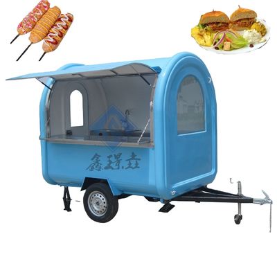 Goed ontworpen mobiele foodtruck met een hoog veiligheidsniveau en aluminium plaat in Shanghai