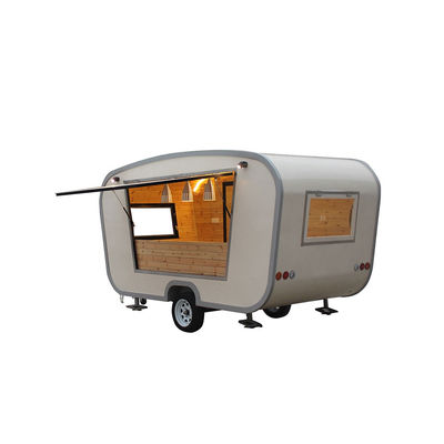 Goed ontworpen mobiele foodtruck met een hoog veiligheidsniveau en aluminium plaat in Shanghai