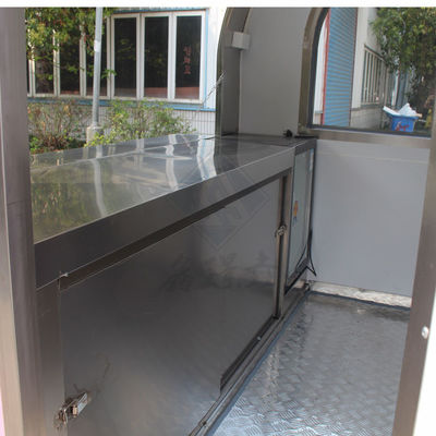 2300*1650*2300mm Vending Snack Functie Mobiele voedselmandje met pannenkoeken Hot Dog Crepe