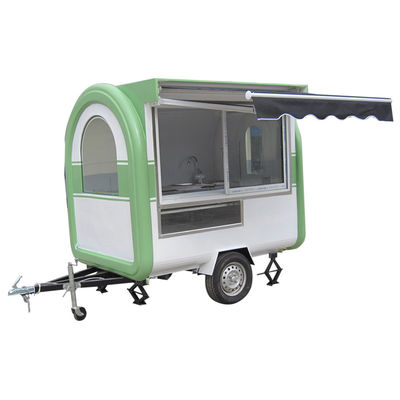 3.5m elektrische food-truck trailer Vintage paarden doos wijnbar voor fruitverwerkende fabriek