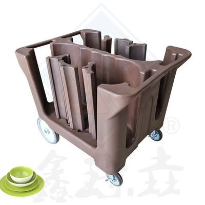 Gepersonaliseerde kleur Rotomolding Restaurant Borden Trolley voor Chafing Borden in Restaurant
