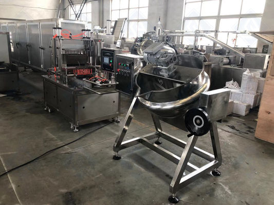 220V stroombron Kleine zachte snoepmachine met roestvrij staal grondstof