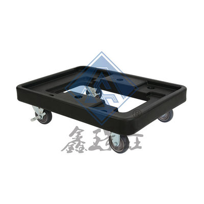 Voedingsmiddelen Display Zwart Geïsoleerd Commercieel Catering Warmer Transport Container Trolley