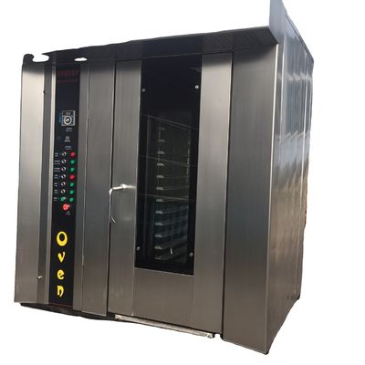 Energiebron Gas Brood Bakkerij apparatuur 32 diensten Rotary Oven Commerciële bakmachine