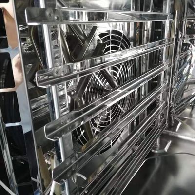 8-tray gasconvectie combioven voor het bakken van Frans brood CE-gecertificeerd en 18,6kw vermogen