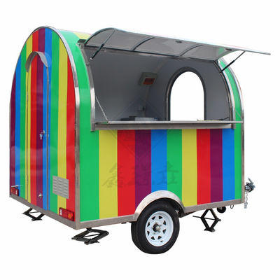 Europa Mobiele keuken Donut Fries Hamburger Food Truck met onderhoud ter plaatse