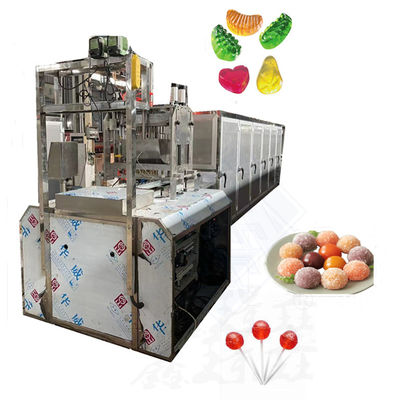 Multifunctionele harde suiker snoepmachine voor het maken van regenboog lollypop en gummy snoep