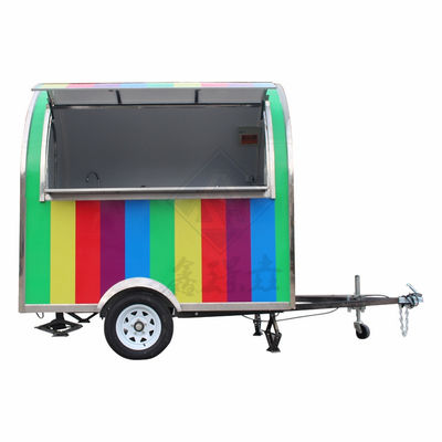 Europa Mobiele keuken Donut Fries Hamburger Food Truck met onderhoud ter plaatse