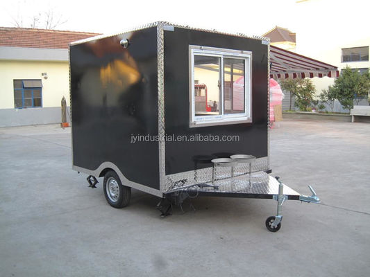 Custom Cooking on the Go Road Wheel Crepe Food Cart voor hotels en benzinewagens