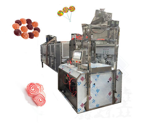 Roestvrij staal gelatine gummi snoep maken machine met geavanceerde multifunctionele functie
