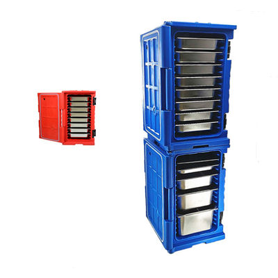 Geïsoleerde thermische voedselcontainers houden de voedseltemperatuur constant met aangepaste kleur