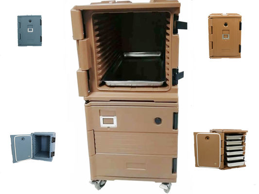 Geïsoleerde thermische voedselcontainers houden de voedseltemperatuur constant met aangepaste kleur