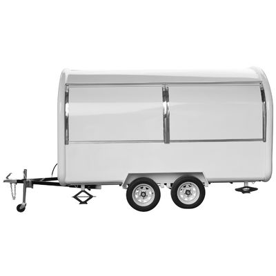 Lekker groot BBQ Bubble Tea Fruit IJs Churros Crepe Koffiekar Voedsel Truck Trailer