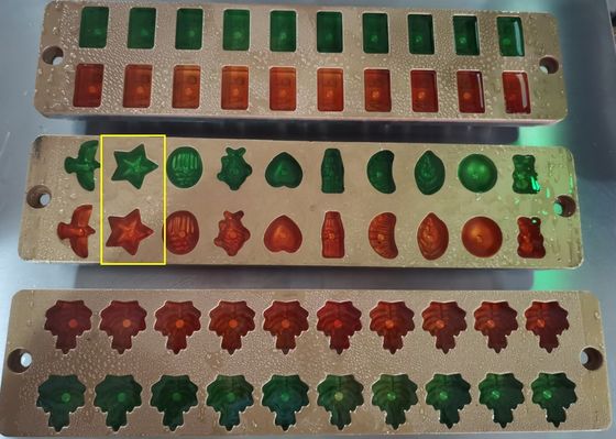 Shanghai Candy Workshop Jelly Gummy Candy Bear Shapes Candies Making Machine voor hotels