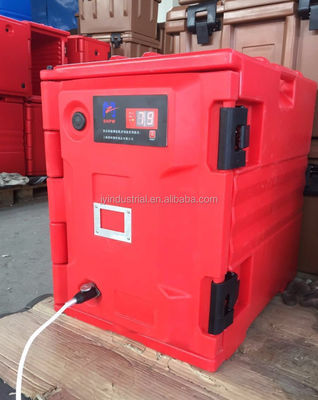 Elektrische voedselverwarmer geïsoleerde eetcontainer voor horeca