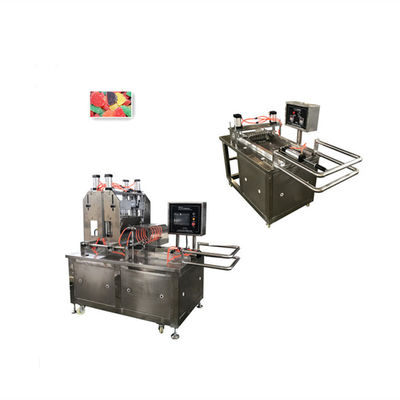 Roestvrij staal High Productivity Corn Apple Gummy Candy Machine Jelly Candy Productie Machine