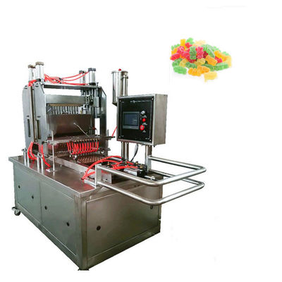 Roestvrij staal frambozen bananen gummy deponeren machine voor snelle gelatine snoep maken
