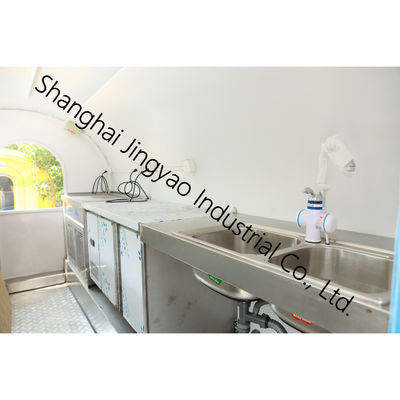 Warm barbecue trailer Australië Mobiele kapper Truck voor groente koken en concessie