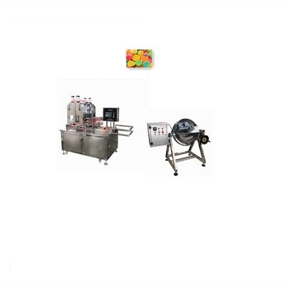 Roestvrij staal 3kw viswormen ronde gummy machine jelly snoep maken machine voor output