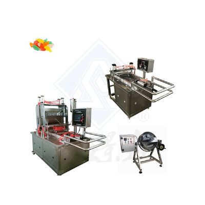 Roestvrij staal 3kw viswormen ronde gummy machine jelly snoep maken machine voor output