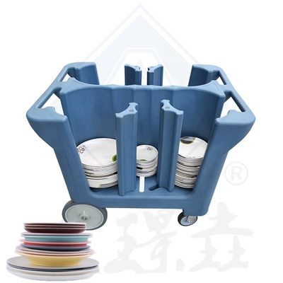 Plastic Hotel Buffet Food Equipment Serving Trolley voor restaurantgerechten Collectie