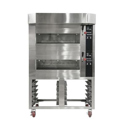 Professionele convectieoven van roestvrij staal bakkerij bakkerij 545*430*1300mm