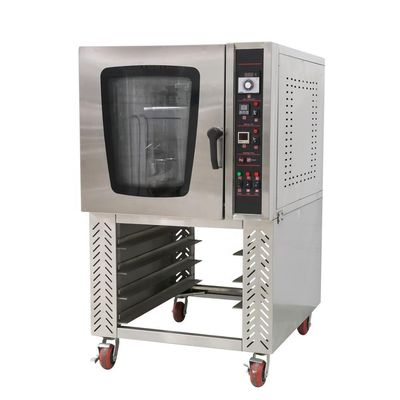 Professionele convectieoven van roestvrij staal bakkerij bakkerij 545*430*1300mm