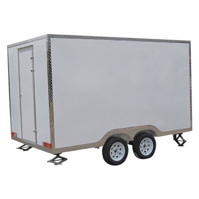 1000 kg Outdoor Mobile Food Trailer Kip Hot Dog IJsnoodel Pizza Koffie
