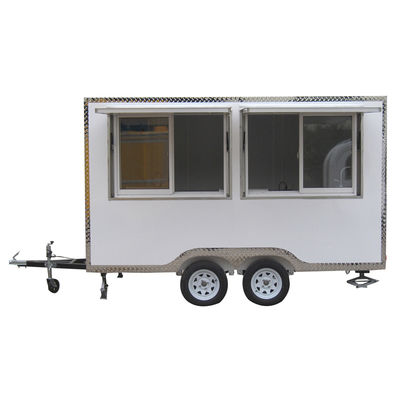 1000 kg Outdoor Mobile Food Trailer Kip Hot Dog IJsnoodel Pizza Koffie
