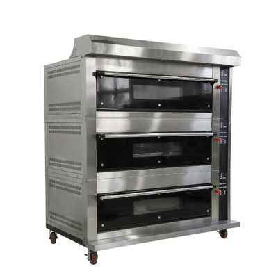 2/3/4/6/9 Trays Capaciteit Commercieel Bakken Brood Pizza Taart Koeken Gas Elektrische oven